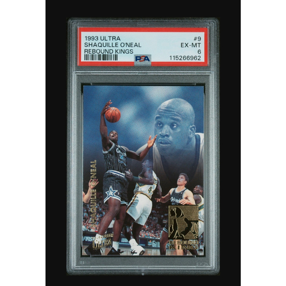 1993 ULTRA REBOUND KINGS #9 SHAQUILLE
O'NEAL REBOUND KINGS - Picture 2 of 4
